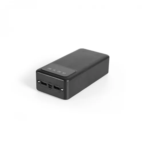 TITANIUM 30000mAh Power bank kijelzővel Fekete