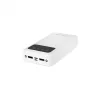 TITANIUM 20000mAh Power bank kijelzővel Fehér