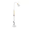 Berge Vienna állólámpa 150 cm E27-es foglalattal fa/fehér