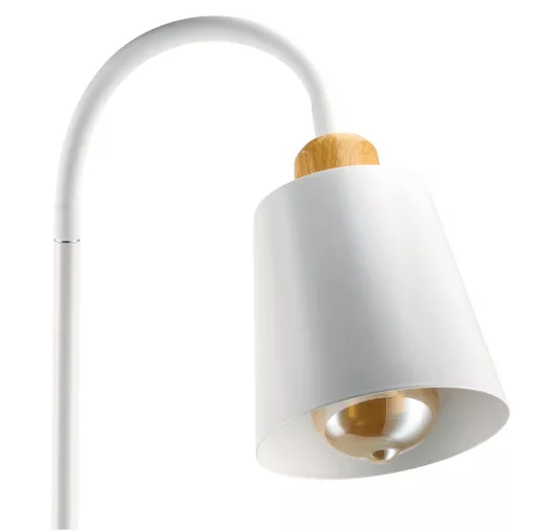 Berge Vienna állólámpa 150 cm E27-es foglalattal fa/fehér