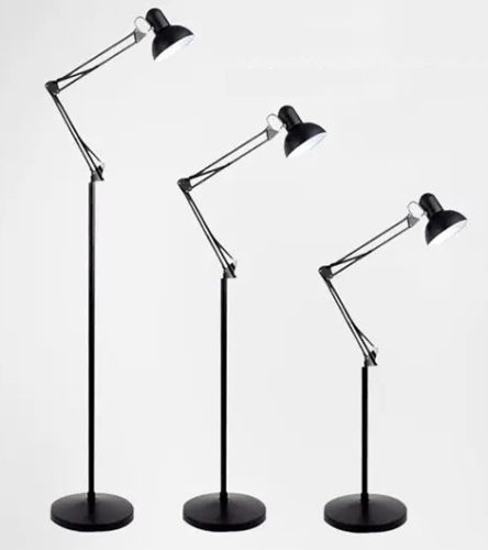 Berge Berlin 2in1 állólámpa 185cm E27-es foglalattal fekete 