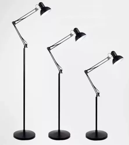 Berge Berlin 2in1 állólámpa 185cm E27-es foglalattal fekete 