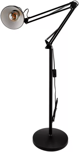 Berge Berlin 2in1 állólámpa 185cm E27-es foglalattal fekete 