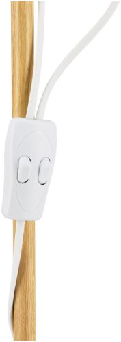 Berge London állólámpa 175 cm 2xE27-es foglalattal fa/fehér 