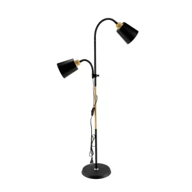   Berge London állólámpa 175 cm 2xE27-es foglalattal fa/fekete 