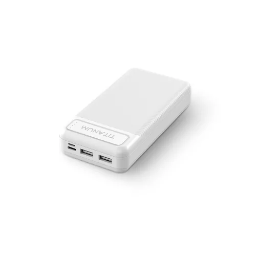 TITANIUM 20000mAh Power bank Fehér