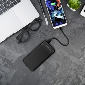 TITANIUM 20000mAh Power bank Fekete