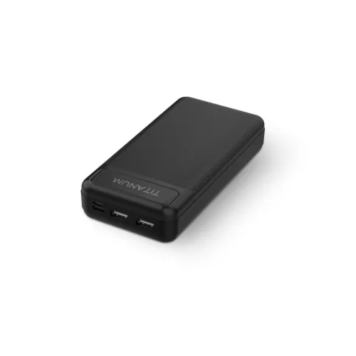 TITANIUM 20000mAh Power bank Fekete