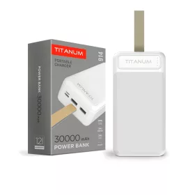 TITANIUM 30000mAh Power bank Fehér