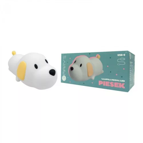 Mary's Kutya LED éjjeli lámpa gyerekszobába 16cm