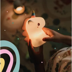   Mary's Unikornis éjjeli lámpa gyerekszobába LED RGBW 14cm