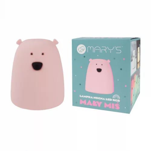 Mary's Kis Maci éjjeli lámpa LED RGBW 10cm - Fehér