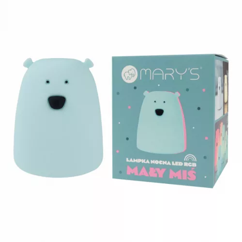 Mary's Kis Maci éjjeli lámpa LED RGBW 10cm - Kék