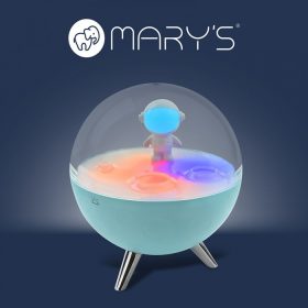   Mary's MOON RGB színes éjszakai lámpa gyerekszobába 19cm KÉK