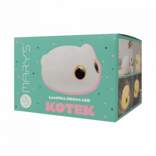 Mary's Cica LED éjjeli lámpa gyerekszobába 13cm