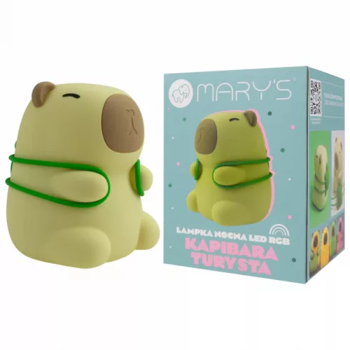 Mary's Capybara Turista RGB LED éjjeli lámpa 11cm