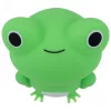 Ecolight vidám zöld béka formájú, puha szilikon akkumulátoros LED éjszakai lámpa