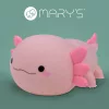 Rózsaszín axolotl formájú, puha szilikon akkumulátoros LED éjszakai lámpa