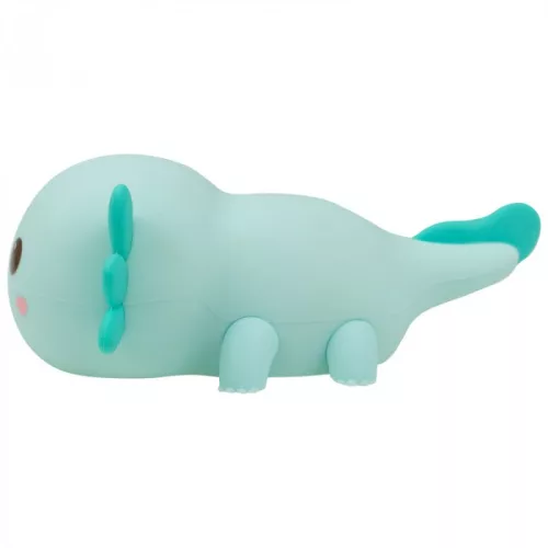 Kék axolotl formájú, puha szilikon akkumulátoros LED éjszakai lámpa