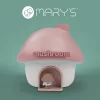 MARY'S rózsaszín gomba alakú ultrahangos párásító és LED éjszakai fény, ami hűvös párát fúj