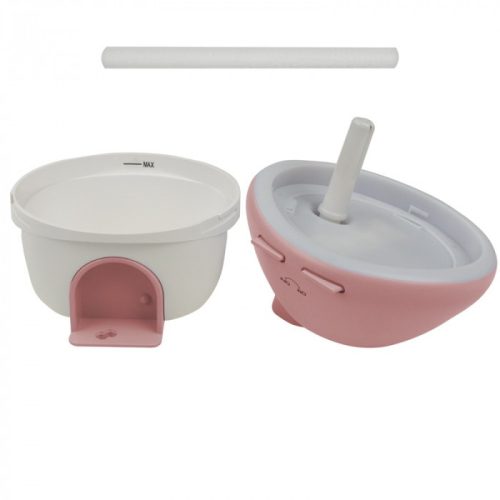 MARY'S rózsaszín gomba alakú ultrahangos párásító és LED éjszakai fény, ami hűvös párát fúj