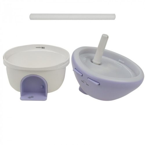 MARY'S lila gomba alakú ultrahangos párásító és LED éjszakai fény, ami hűvös párát fúj