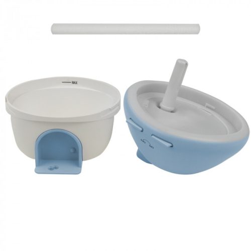 MARY'S kék gomba alakú ultrahangos párásító és LED éjszakai fény, ami hűvös párát fúj