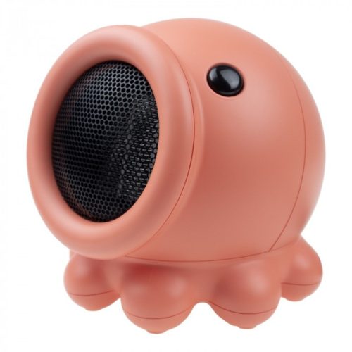 Rózsaszín, polip formájú MARY'S mini hősugárzó gyerekszobai használatra.