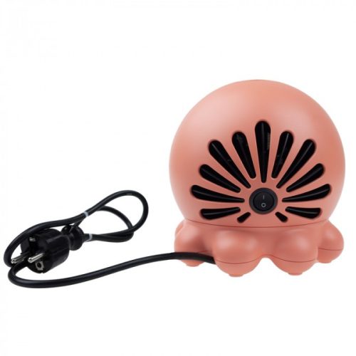 Rózsaszín, polip formájú MARY'S mini hősugárzó gyerekszobai használatra.