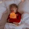 EcoLight horkoló és lélegző szilikon maci éjszakai lámpa alvássegítő funkcióval