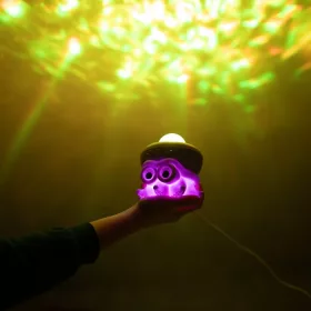 Cuki polip formájú Ecolight RGB hangulatfény projektor és Bluetooth hangszóró