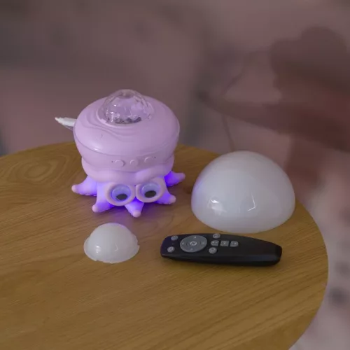 Cuki polip formájú Ecolight RGB hangulatfény projektor és Bluetooth hangszóró
