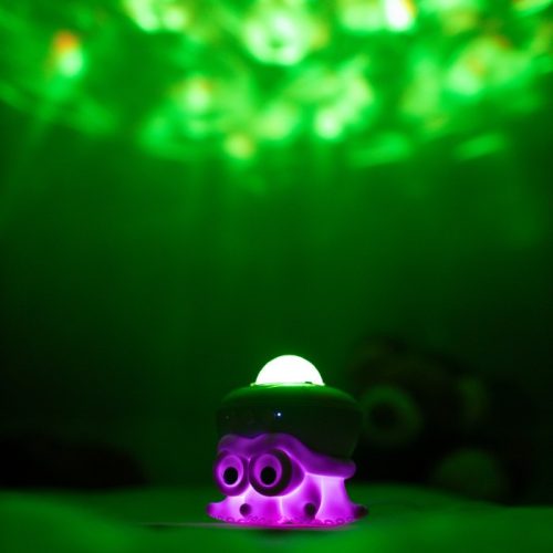 Cuki polip formájú Ecolight RGB hangulatfény projektor és Bluetooth hangszóró