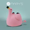 Rózsaszín flamingó formájú elemes LED éjszakai lámpa gyerekszobába