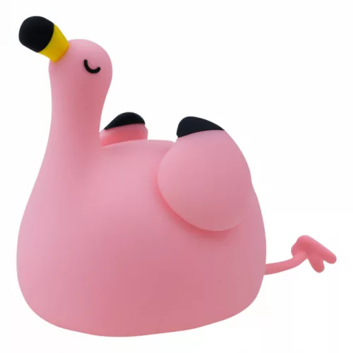 Rózsaszín flamingó formájú elemes LED éjszakai lámpa gyerekszobába