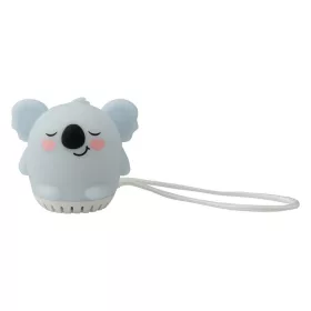 Kék koala formájú hordozható baba éjjeli lámpa fehérzaj generátorral és akasztózsinórral