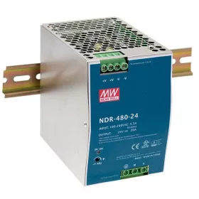   Mean Well DIN sínre szerelhető LED tápegység 480W 24V NDR-480-24
