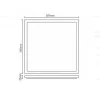60x60 LED panel 40W 4000lm 4000K 5 év garancia