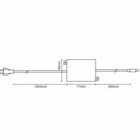 Tápegység LED padlóvilágításokhoz - 12V, 8W