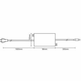 Tápegység LED padlóvilágításokhoz - 12V, 30W