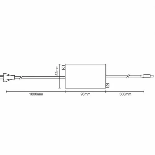 Tápegység LED padlóvilágításokhoz - 12V, 30W