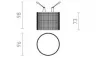 MARENGA mennyezeti spot LED lámpa 6W 3000K RD1 73
