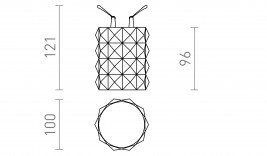 MARENGA mennyezeti spot LED lámpa 6W 3000K RD6 96