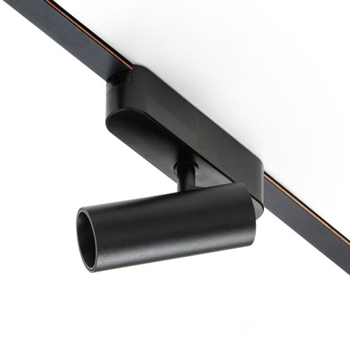 LOKI 8 fekete, henger alakú irányítható LED spotlámpa WAVE textilszalagos rendszerhez, 6w