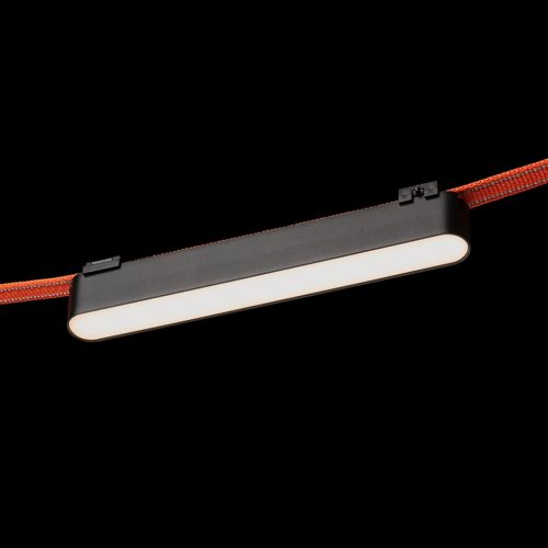 Fekete színű OXONIA 22 okos LED vonalvilágító 12W, WAVE rendszerhez állítható (CCT) színhőmérséklettel