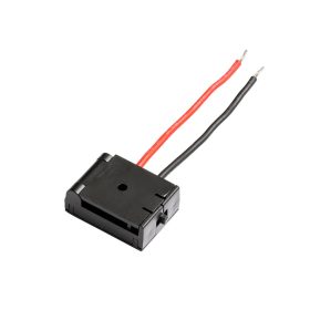 WAVE textilszalagos rendszerhez való apró, fekete színű 24V-os tápcsatlakozó