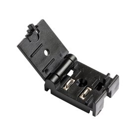 WAVE textilszalagos rendszerhez való apró fekete áramvezető kapocs a lámpák rögzítéséhez