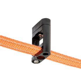 WAVE textilszalagos rendszerhez való fekete színű mechanikus rögzítő és alátámasztó elem