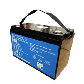   RealPower lítium vas foszfát akkumulátor (LiFePo4) 12V 100Ah, Bluetooth