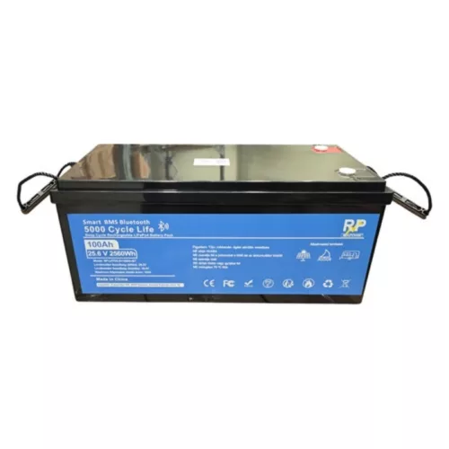 RealPower lítium vas foszfát akkumulátor (LiFePo4) 25,2V 100Ah, Bluetooth